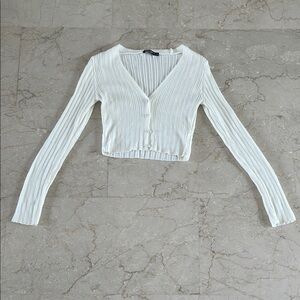 Nasty Gal White Button Down Shirt